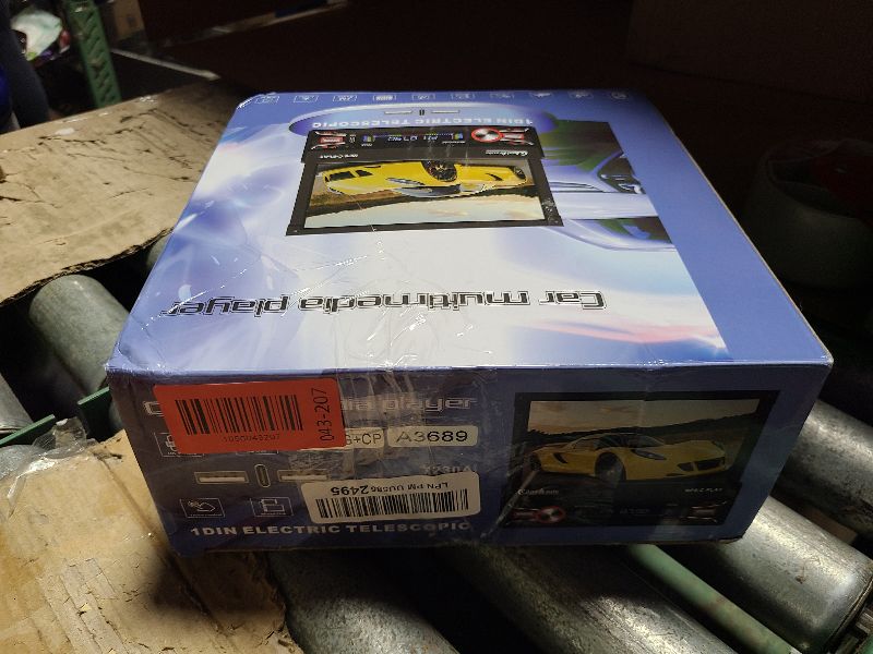 Photo 1 of [Automatic] Android Single Din Flip Out Car Stereo Wireless Carplay Android Auto, 7 Inch Touch Screen Radio with GPS, WiFi Bluetooth Mirror Link FM/RDS Radio Receiver, AUX,Camera, SWC,USB