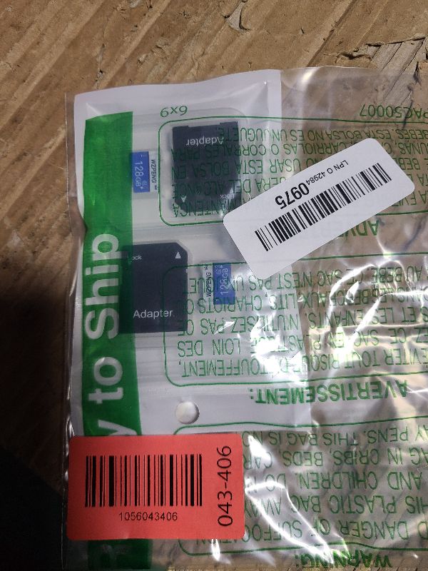 Photo 1 of 128GB Micro Sd Card Class 10 Memory Card with sd Adapter Fast Speed TF Card for Tablet/Mobile Phone/Camera -2PCS