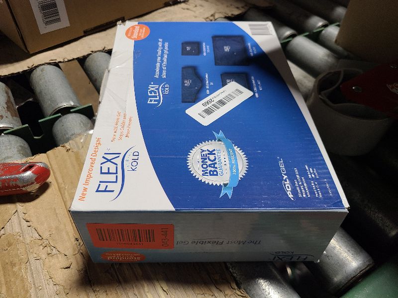 Photo 1 of 2 FlexiKold Gel Ice Packs (Standard Large: 10.5" x 14.5") - Reusable Cold Pack for Injuries, for Back Pain Relief, Migraine Relief Pad, After Surgery, Postpartum, Headache, Shoulder - 6300-COLD 2PK