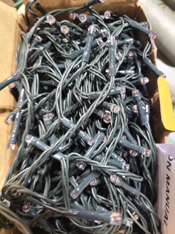 Photo 1 of 2 Pack 480 LED Solar Chrismas Lights Outdoor, 170 FT Super Long Solar String Lights for Outside with 8 Modes & Memory Function, Waterproof Twinkle Light for Xmas Tree Yard Party Decorations (Red)