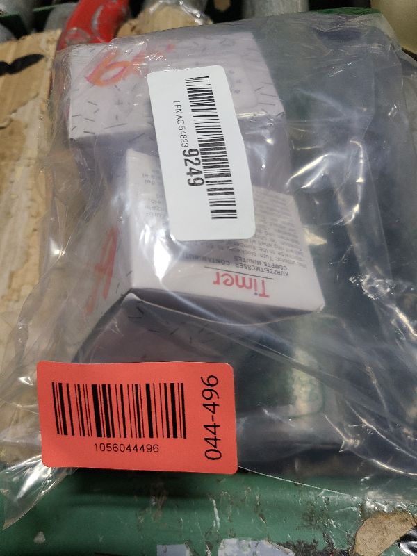 Photo 1 of 2 Pcs Kitchen Timer with Alarm : Square 60 Minute Mechanical Visual Cooking, Time Management Tools Hour Manual Countdown Timer for Baking, Homework, Exercise Auto Off No Batteries Required White