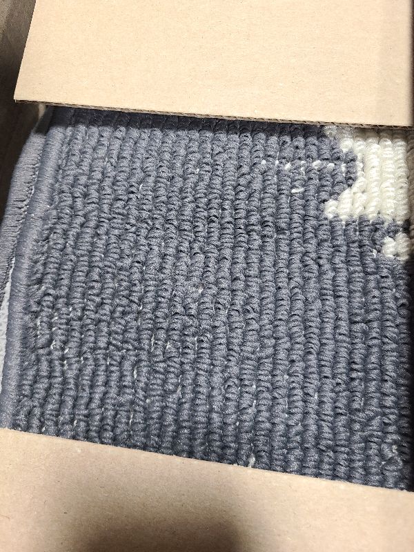 Photo 3 of UNIBATH Farmhouse Kitchen Rugs Sets of 2, Grey Kitchen Mat Set for Floor Non-Slip Washable, Absorbent Resist Dirt Polypropylene Large Long Runner Rug, Western Boho Rug for Sink, 24x35+24x59