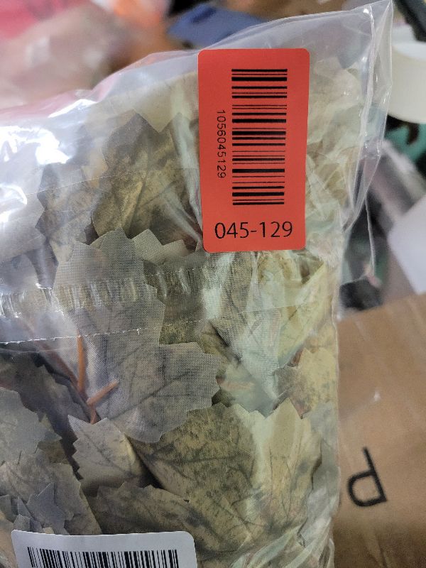 Photo 1 of 2 Pack 6 Ft Thanksgiving Decorations Fall Garland Maples Leaves Garlands Artificial Autumn Foliage Garlands Thanksgiving Garland for Home Farmhouse Porch Wedding Table Mantle Fireplace Party Christmas