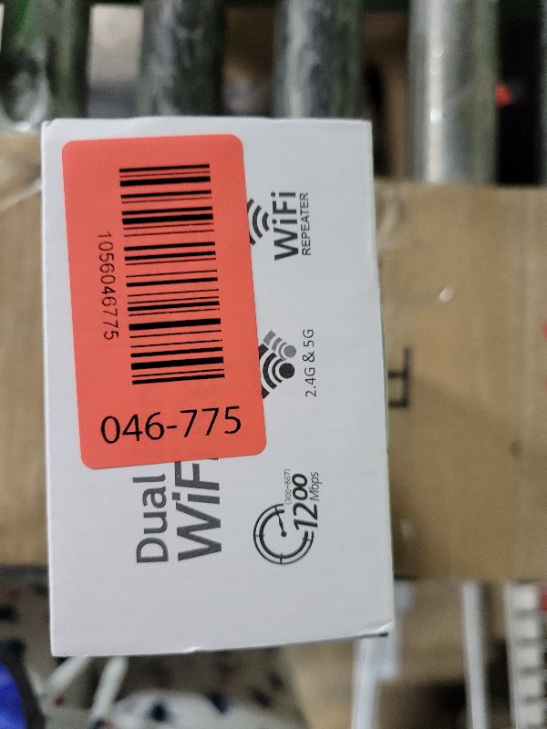 Photo 1 of 12880 Sq.Ft WiFi Extender Signal Booster, 1200Mbps WiFi Repeater, 105-Device Support, Simple Install, WiFi Extender with Wide Compatibility