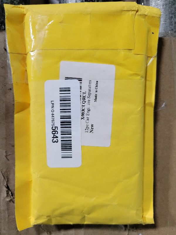 Photo 1 of 12pc Car Engine Spark Plug Wire Separator Divider Set for 8mm 9mm 10mm Spark Plug Wire Holder Clamp Ignition Wire Loom Divider Aluminum Alloy Wire Separators