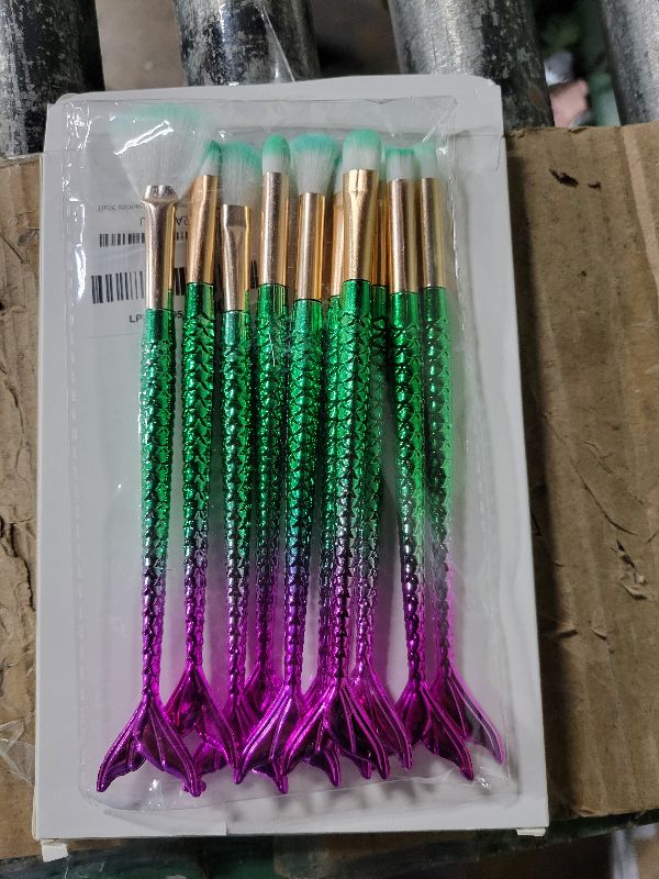 Photo 1 of 11PCS Makeup Brushes Set, Stocking Stuffers for Teen Girls Kids Women, Foundation Eyebrow Blush Brushes, Easter Basket Stuffers Essentials, Christmas Gifts for Grandkids Teens Girls Accessories Stuff