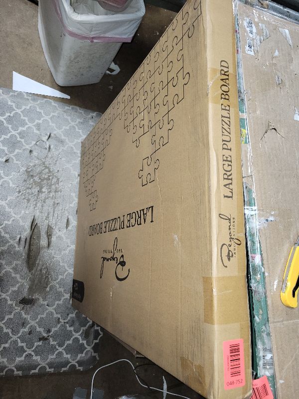 Photo 1 of 1000 Piece Rotating Puzzle Board with Drawers and Cover - 4 Drawers, Wooden Jigsaw Puzzle Table | 30” X 22”| Jigsaw Puzzle Board - Portable Puzzle Tables for Adults and Kids by Beyond Innoventions