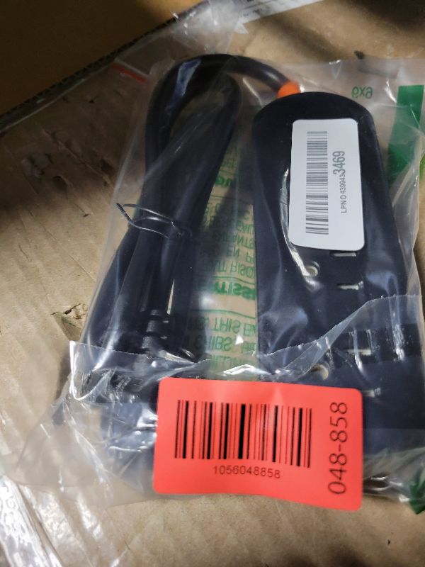 Photo 1 of Outdoor Surge Protector Power Strip Weatherproof, 3 FT Extension Cord Outdoor Power Strip Waterproof with 3 AC Outlets, 1625W Overload Protection, Shockproof - for Camping, Home, Dorm, Office