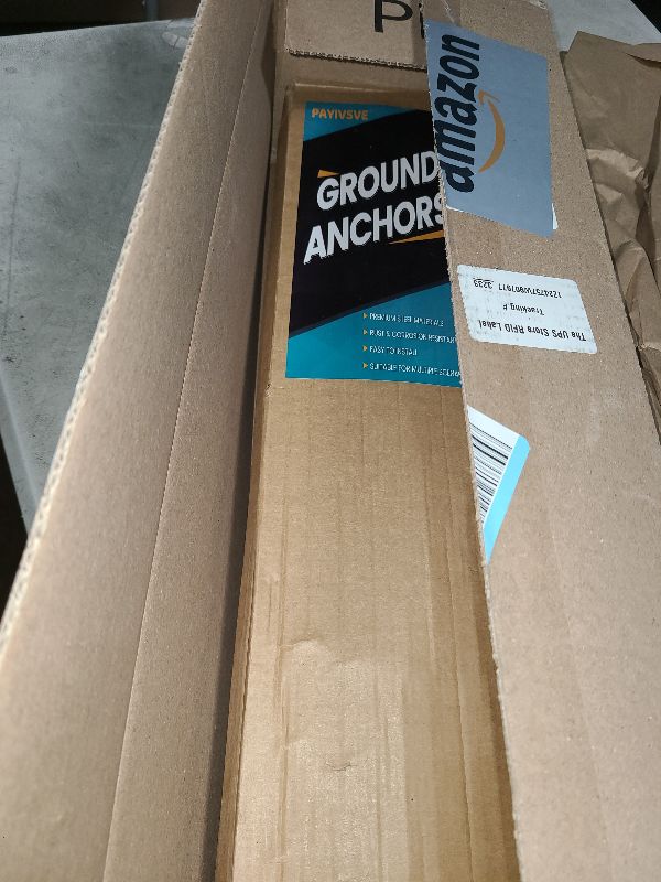 Photo 1 of 25" Ground Anchors Screw in, Mobile Home Anchors with Upgraded Wider Spiral Blades, Earth Anchors Swing Set Anchors High Wind Heavy Duty for Shed, Trampoline, Carports(Set of 8)