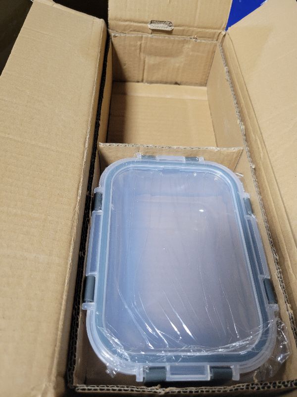 Photo 1 of [8-Pack,30 oz]Glass Meal Prep Containers,Glass Food Storage Containers,Airtight lunch Containers with Lids, Microwave, Oven, Freezer and Dishwasher