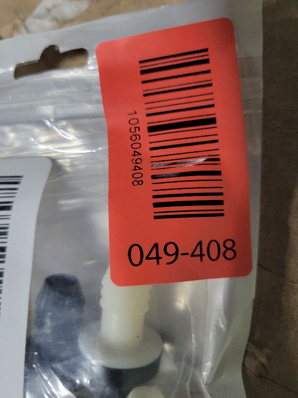 Photo 1 of 6 PCS Inline Vacuum Barbed One Way Check Valve, 3/8" 10mm Brake Booster ABS Plug-In Barb Non Return Valve for Fuel Gas Liquid Air