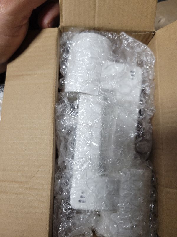 Photo 1 of 2 Pcs Wall Fragrance Plug in with Night Light Compatible with Bath and Body Works Wallflowers, with 3-Speed Adjustable Fragrance Essential Oil Diffuser for Home, White