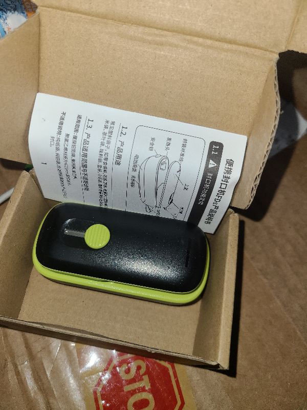 Photo 1 of 2 in 1 Mini Bag Sealer and Cutter - Magnetic Portable Sealing Machine Heat Seal for Chip Bag Resealer Handheld Reseal Package Plastic Bags for Food Snacks Storage Kitchen Gadgets,Batteries Included