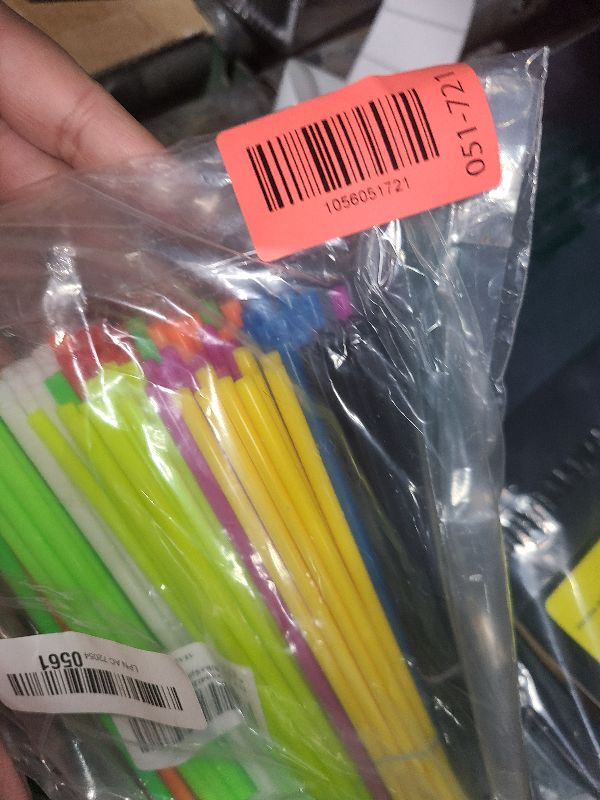 Photo 1 of 100 PCS Spoke Covers are Enough for 2 Rims, 24cm/9.45in Length Colorful Wheel Spoke Skins, Universal for Most 3.5~5mm Bicycle Motorcycle Dirt Spokes, Decorating and Protecting Spokes