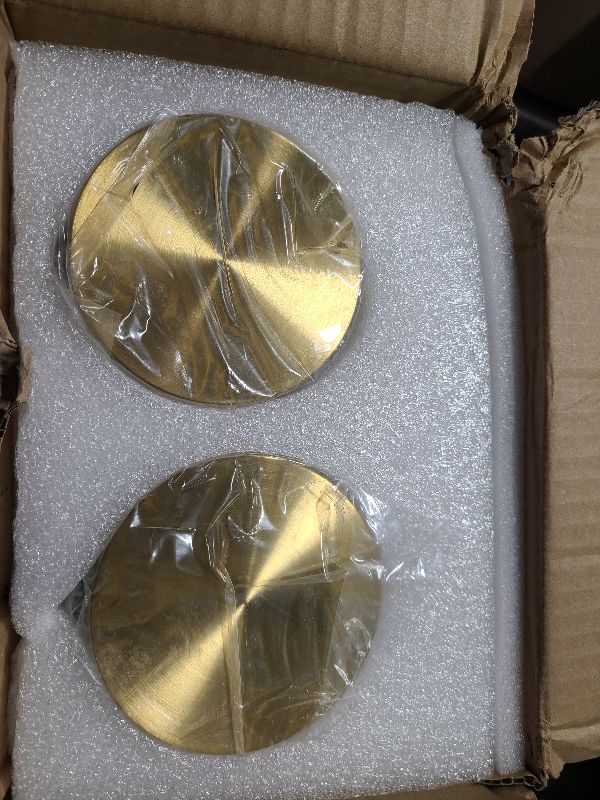 Photo 1 of 2 Pack 2 Liters/68 oz Square Glass Pitcher with Lid and Handle for Fridge, Iced Tea and Coffee Carafe Beverage Serveware, Heat Resistant Borosilicate Water Gold Jug for Hot/Cold Drinks and Milk