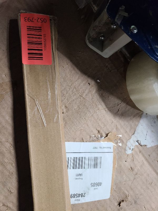 Photo 1 of 2 PCS Winding Rods D 1/2" x L 16.75" Inch with Black Random Antiskid Handle, Used for Garage Door Torsion Spring