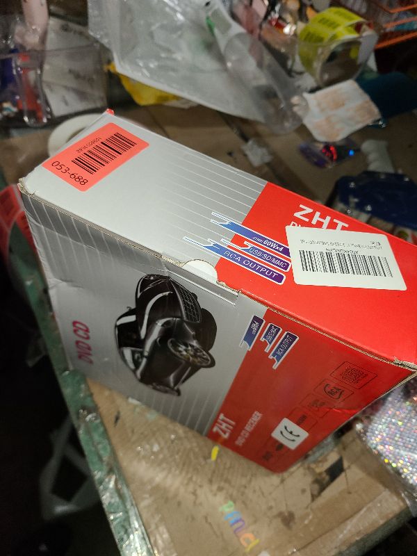 Photo 1 of 1 Din 12V Car Radio, VCD DVD CD Player Vehicle MP3 Stereo Player, Audio Stereo Receiver Support Bluetooth/FM/SD/USB/AUX/U Disk