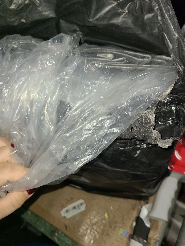 Photo 1 of 16Mil Finished Size 12x20 Tarp Heavy Duty Waterproof, Large Outdoor Multipurpose Protective Cover (Silver/Black)