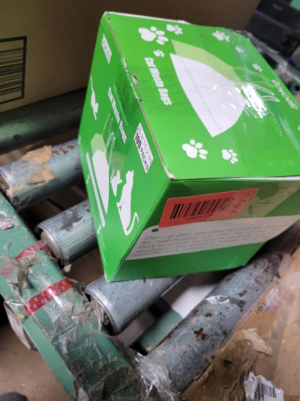 Photo 1 of 100 Pack Waste Bags, Compatible with Litter Robot 4 and 3, Automatic Litter Box Bags. Thick Pre-Separated Heavy Duty Litter Box Liners, 26.8" x 16.2"