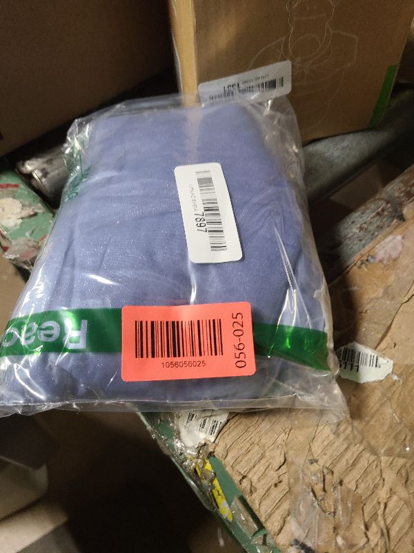 Photo 1 of 12.5 X 30 inch Smart Table top Ironing Board Cover and Pad with Standard Size, Fits Small, Mini Board, Easy Placement, Extra Thick Padding, Elastic Cord, Heat Resistance (12.5" X 30", Blue)