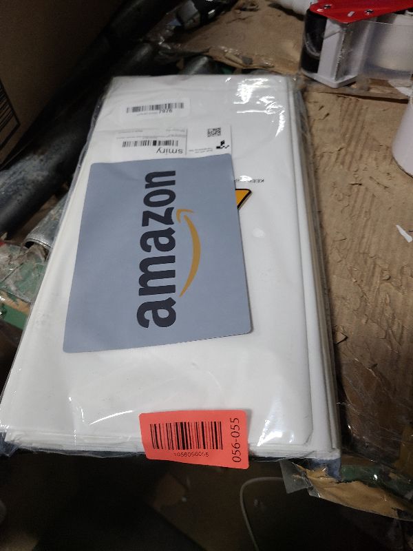 Photo 2 of Smiry Disposable Table Cloth - 6 Pack, 54 x 108 Inch Waterproof Rectangle Tablecloths for Parties, Decorative Plastic Table Cover, Leakproof & Sturdy, White