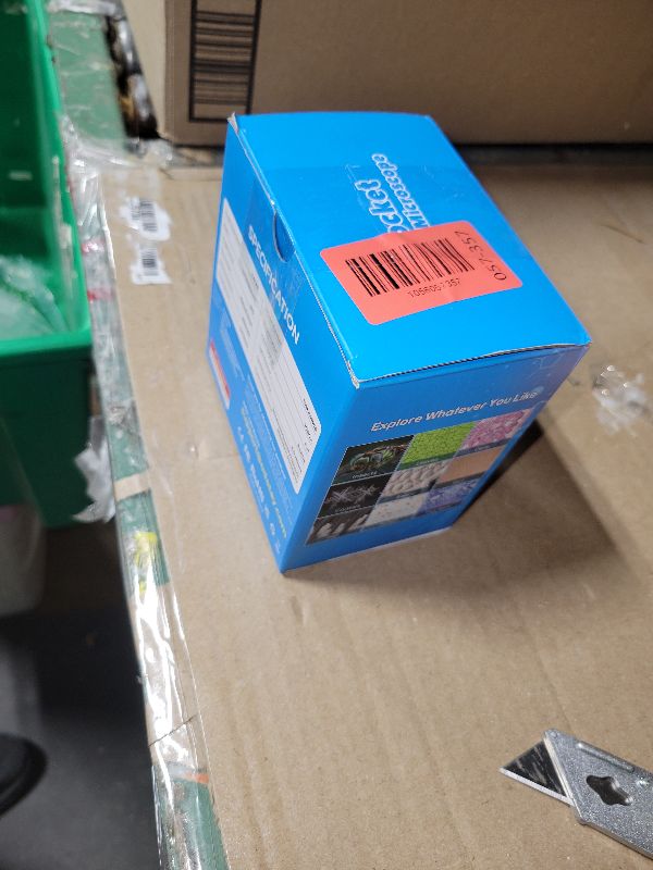 Photo 1 of 1000X Handheld Microscope for Kids, 4K 2.4" Screen Digital Kids Microscopes with 12 Slides, Portable Edu Toys Gifts for Age 3 4 5 6 7 8 9 10 11 12 Year Old Boys Girls Children Students(Blue)