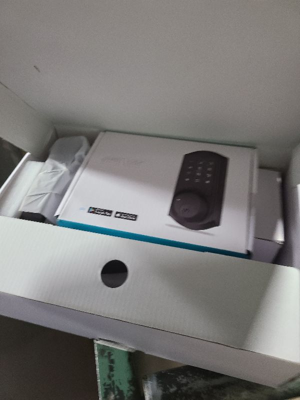 Photo 3 of Veise VE06-H Smart Front Door Lock Set, App Control, Keyless Entry Deadbolt with Lever Handle, Electronic Digital Touchscreen Keypad, Auto Lock, Easy Install, Matte Black