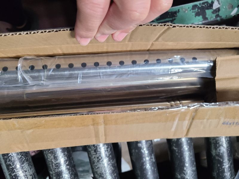 Photo 1 of 1.3 Inch Diameter Closet Rods for Hanging Clothes 17-75 Inch Adjustable, Metal Heavy Duty Closet Pole, Silver Closet Bar for Hanging Clothes, Suitable for Closet, Wardrobes, Bathroom, Windows