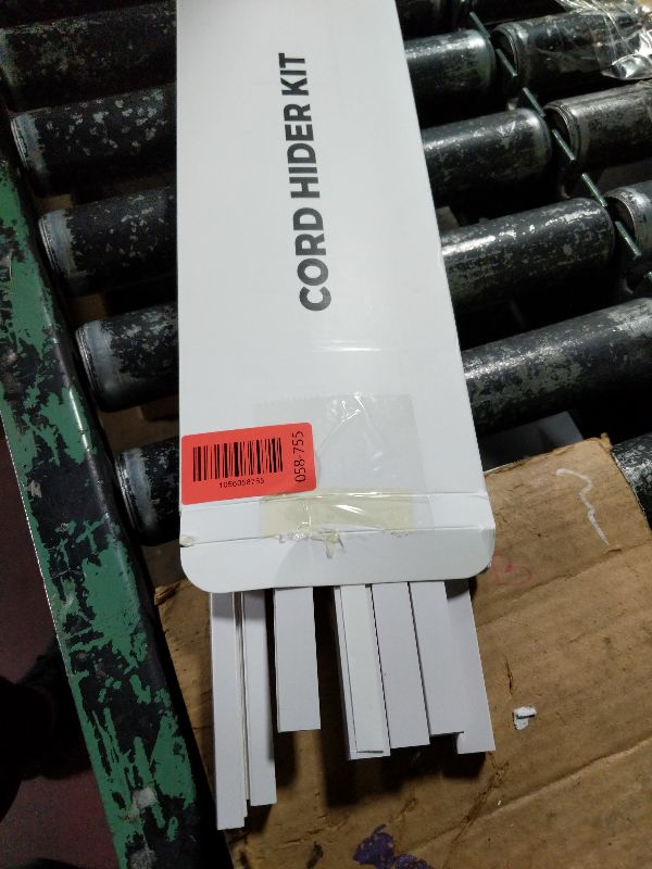 Photo 1 of 125in Cord Hider - Yecaye One-Cord Channel Cable Concealer - Cord Cover Wall - Easy Install Cable Management System for Max 2 Small Wires