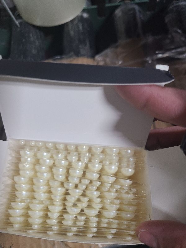 Photo 1 of 1050 PCS Pearl Stickers Self Adhesive?Nicpro 5 Size Stick On Makeup Pearl Gem Jewels Decor for Face, Body, Nail, Hair, Phone Art Craft Scrapbooking Embellishments, Size 4mm/5mm/6mm/8mm/10mm