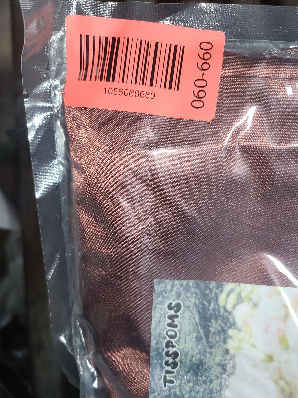 Photo 1 of 10ft x 10ft Red Brown Backdrop Curtains for Parties, Fabric Satin Background Curtain with Rod Pockets for Weddings, Birthday, Baby Shower, Photography, Graduation Party Backdrop Drapes, 2 Panels