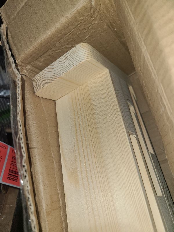 Photo 1 of 2 Pieces 3-Tier Pine Wood Literature Holder pamphlet display stand Trifold Brochure Organizer Flyer Holder Postcard Display and Countertop Wooden Display Stand Book Display for Magazine Pamphlet