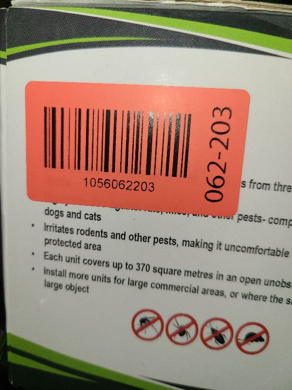 Photo 1 of 2 Pack Ultrasonic Pest Repellent Plug in, Indoor Pest Rodent Control for Mouse Mice Rat Squirrel Bat Roach Spider Ant Bug, Electronic Repelling Device Mouse Traps