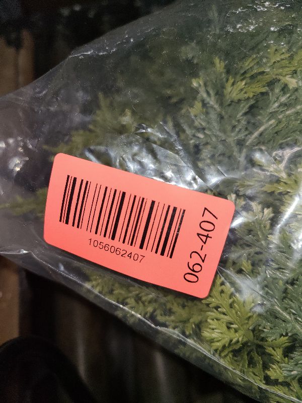 Photo 1 of 2Pcs 9FT Christmas Cedar Garland Artificial Real Touch Thickness Realistic Greenery Pine Garland for Mantle Fireplace Outdoor Indoor Christmas Decorations