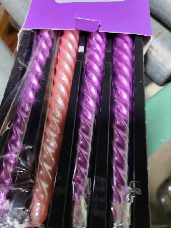 Photo 1 of 10 inches Advent Candles Set of 4,Ture Dripless Advent Wreath Candles,Velas de Adviento Nativity Scene Candlesticks, Elegant Non Toxic Candle Sticks