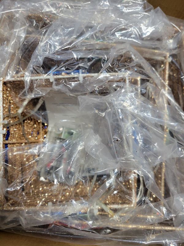 Photo 1 of [ Super Large 12"-10"-8"-7" ] 4 Pack Lighted Gift Boxes Christmas Decorations 70 LED Timer 8 Modes Remote Battery Operated Gold Glitter Xmas Present Box Christmas Tree Decor Indoor Outdoor Home Yard