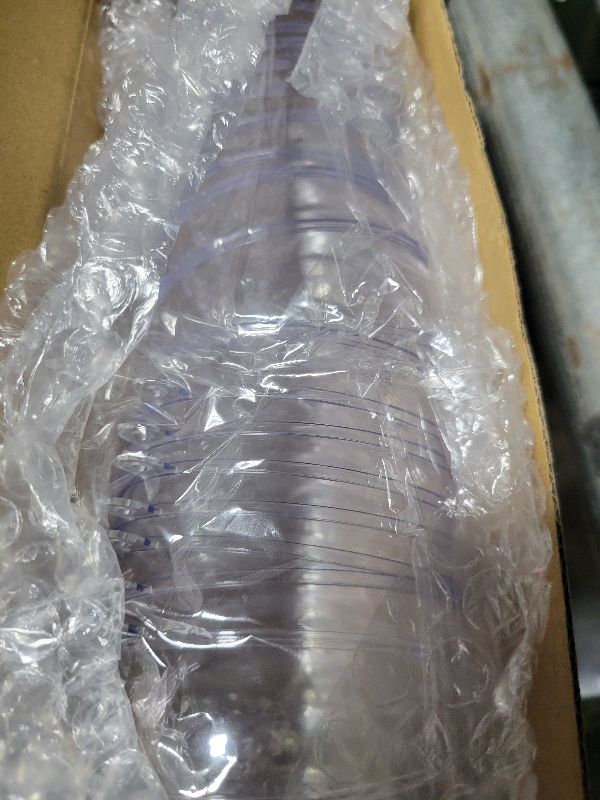 Photo 1 of 12 Pack Clear Plastic Fillable Ornament Ball 3.15''/80mm for Christmas,Holiday, Wedding,Party,Home Decor