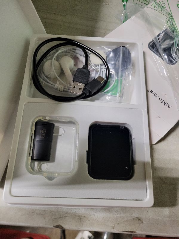 Photo 1 of 128GB MP3 Player with Bluetooth 5.3, Portable Digital Lossless Music Player with Built-in Speaker, 2.0 in Full Touch Screen, HiFi Sound, FM Radio, Voice Recorder, Earphones Included