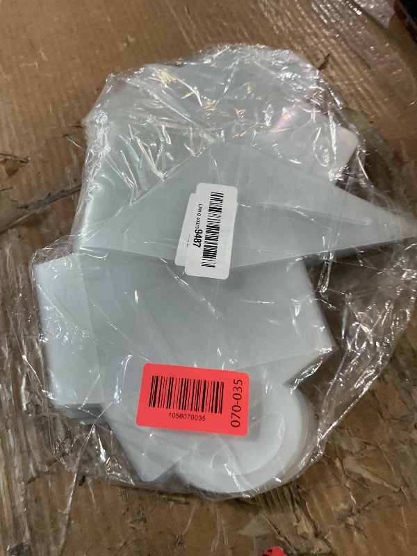 Photo 1 of [50 Pack] Cake Slice Plastic Containers with Lids - Portable Clear Medium Dome Hinged Lid Cheesecake Container, Pie Dessert, Food Box, Take Out Togo Packaging for Home, Bakery and Cafe Business