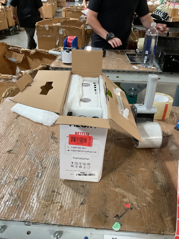 Photo 1 of [Netflix Licensed/Dolby Audio] Smart Projector with WiFi and Bluetooth, VIZONY Native 1080P Projector with Apps Built in Netflix, Youtube, Hulu, Disney+, Portable Mini Projector for Indoor/Outdoor