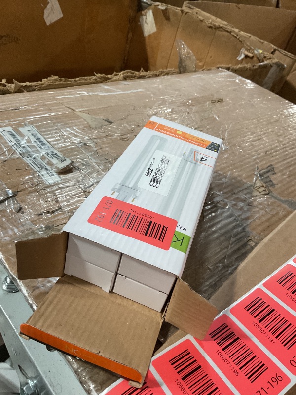 Photo 1 of (4 Pack) PL13S/27/ECO - Compact Fluorescent Plug-in - 13 Watt - 120 Volt - T4-2-Pin (GX23) - Dimmable - 2,700 Kelvin (Soft White)