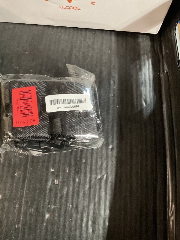 Photo 1 of (2 Pack) Dog Poop Bag Holder, Poop Bag Holders for Leashes, CAKOVANO Doggie Waste Bag Dispenser Small Doggy Poop Bag Zipper Pouch with Carabiner Clip with 4 Rolls of Pet Trash Bags, Black