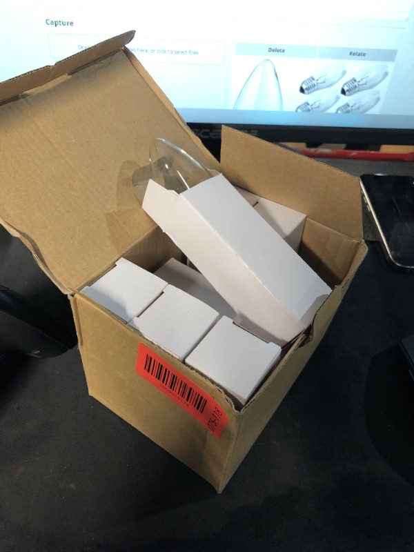 Photo 1 of (8pack) 60W Incandescent Torpedo Tip Chandelier - 60W Equivalent Medium E26 Candelabra, TipIncandescent Clear Dimmable Light Bulbs and Medium E26 Base,Transparent Candle Light Bulbs for Chandeliers