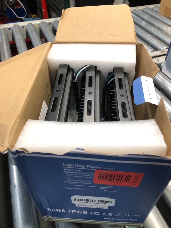 Photo 1 of [100% True Wattage] 3 Pack 80W LED Flood Lights Outdoor 800W Equivalent, 9500LM Super Bright Security Light IP66 Waterproof 5000K Daylight White Spot Light Exterior Lighting for Yard Backyard House