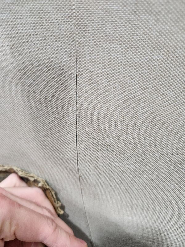 Photo 1 of ************MINOR CUT TO HEADBOARD/INCOMPLETE ITEM, THIS IS ONLY 1 BOX IN A MULTI BOX SET****************
Novilla Queen Bed Frame with Headboard, Bed Frame Queen Size with Wood Slats Support,Linen Upholstered Adjustable Headboard, No Box Spring Needed, He