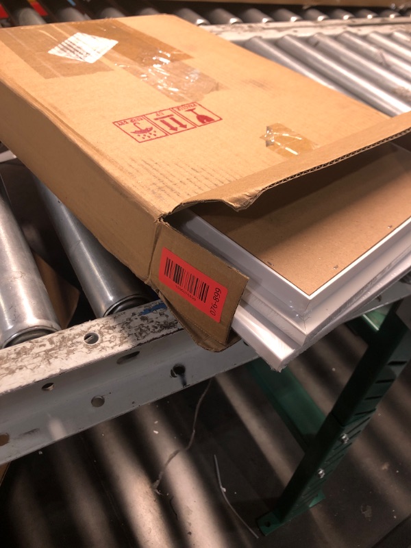 Photo 1 of [2-Pack] Kids Art Frames, 8.5x11 Front Opening Kids Artwork Frames Changeable, White Artwork Display Storage Frame for Wall, Holds 50 Pcs, for 3D Picture, Crafts, Hanging Art, Portfolio