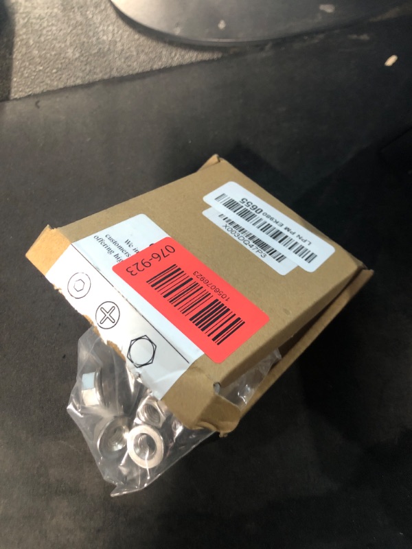 Photo 1 of (10 PCS) M10-1.5 Hexagon Flange Nuts with Non-Serrated Flange Washer Head, 304 Stainless Steel, Hex Drive, Full Thread