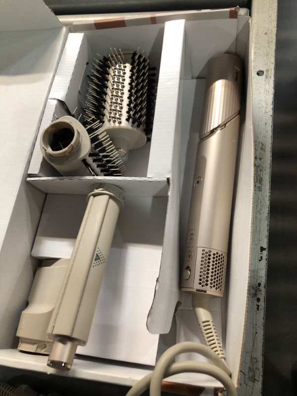 Photo 1 of ***(PARTS ONLY/ MAJOR DAMAGE/ NON FUNCTIONAL)***Shark HD430REF (Refurbished) FlexStyle Air Styling & Drying System, Powerful Hair Dryer Brush & Multi-Styler with Auto-Wrap Curlers, Paddle Brush, Oval Brush, Concentrator Attachment, Stone (Renewed)