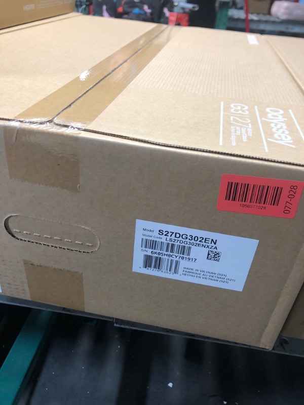 Photo 1 of ***FACTORY SEALED***Samsung 27-Inch Odyssey G3 (G30D) Series FHD Gaming Monitor, 1ms, 180Hz, AMD FreeSync, Adjustable Stand, Black Equalizer, Virtual Aim Point, Eye Saver Mode, Flicker-Free, LS27DG302ENXZA