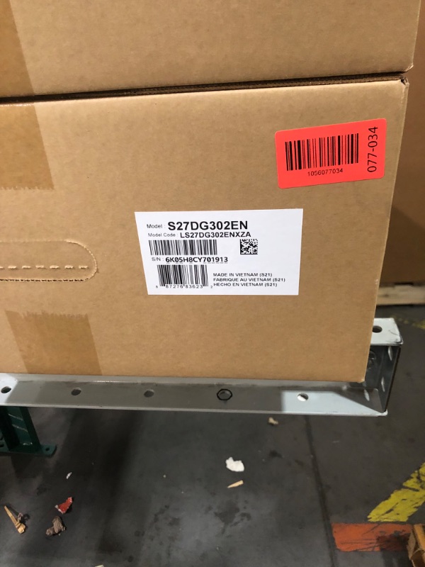 Photo 1 of ***FACTORY SEALED***Samsung 27-Inch Odyssey G3 (G30D) Series FHD Gaming Monitor, 1ms, 180Hz, AMD FreeSync, Adjustable Stand, Black Equalizer, Virtual Aim Point, Eye Saver Mode, Flicker-Free, LS27DG302ENXZA